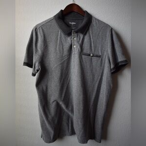 Goodfellow & Co Men's Charcoal Grey Polo with Contrast Trim